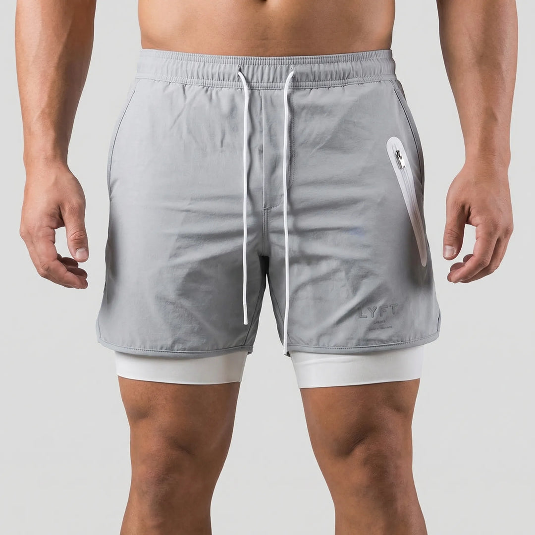 Dualstride - 2-In-1 Compression Training Shorts