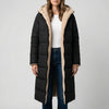 Long Reversible Hooded Winter Coat