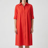 Classic Collar Button-Down Shirt Dress