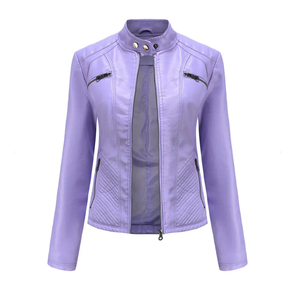 Classic Biker Design Coat for Women
