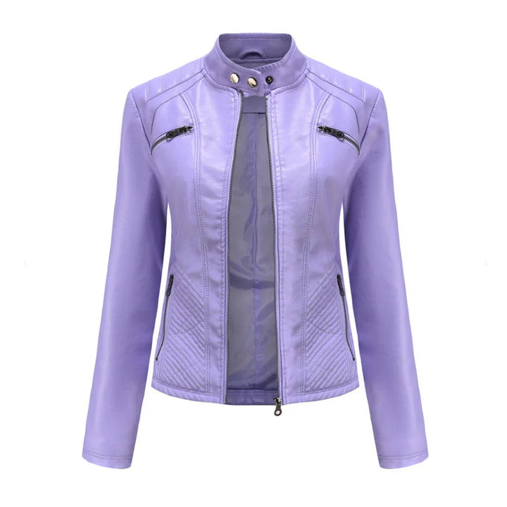 Classic Biker Design Coat for Women
