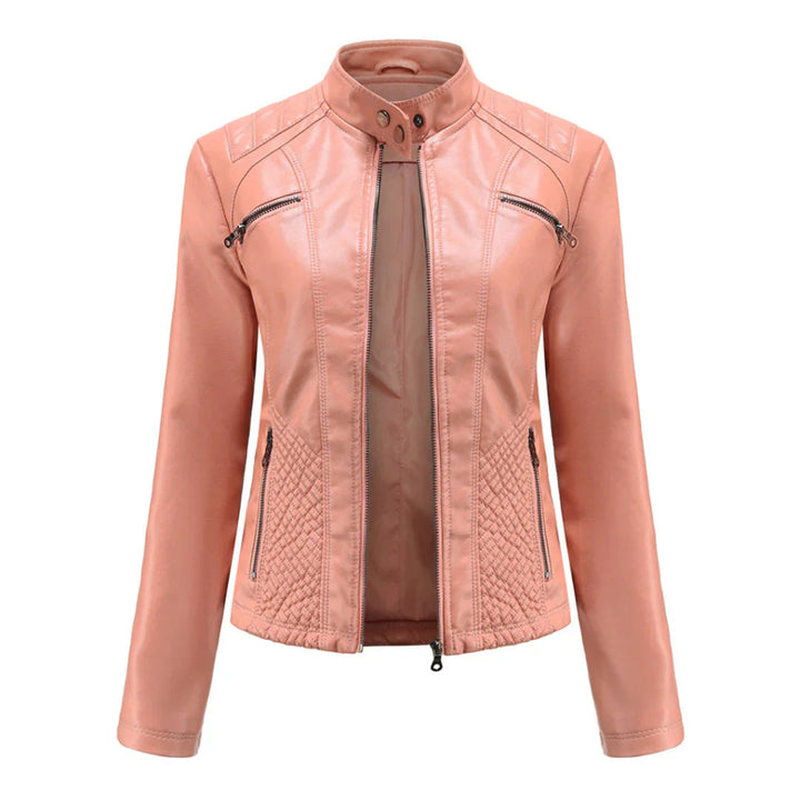 Classic Biker Design Coat for Women