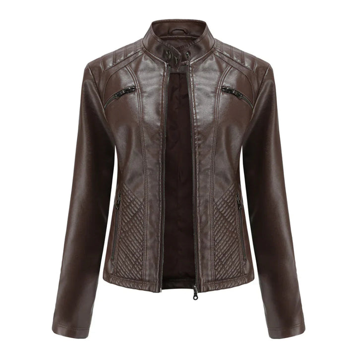 Classic Biker Design Coat for Women