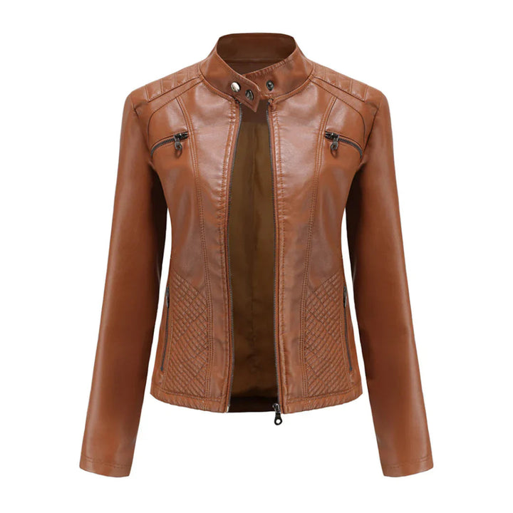Classic Biker Design Coat for Women
