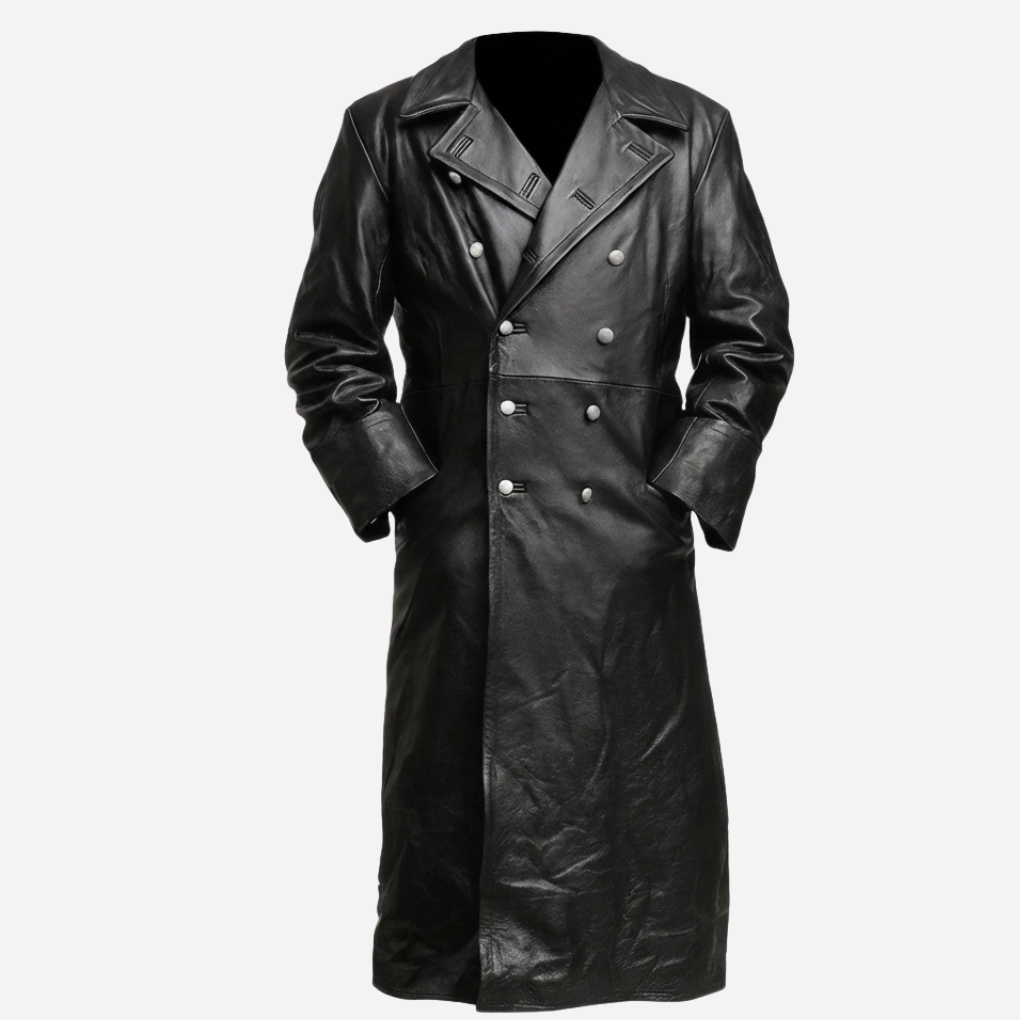 Leather Trench Coat for Women