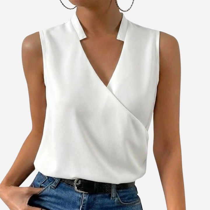 Airy V-Neck Blouse for Women