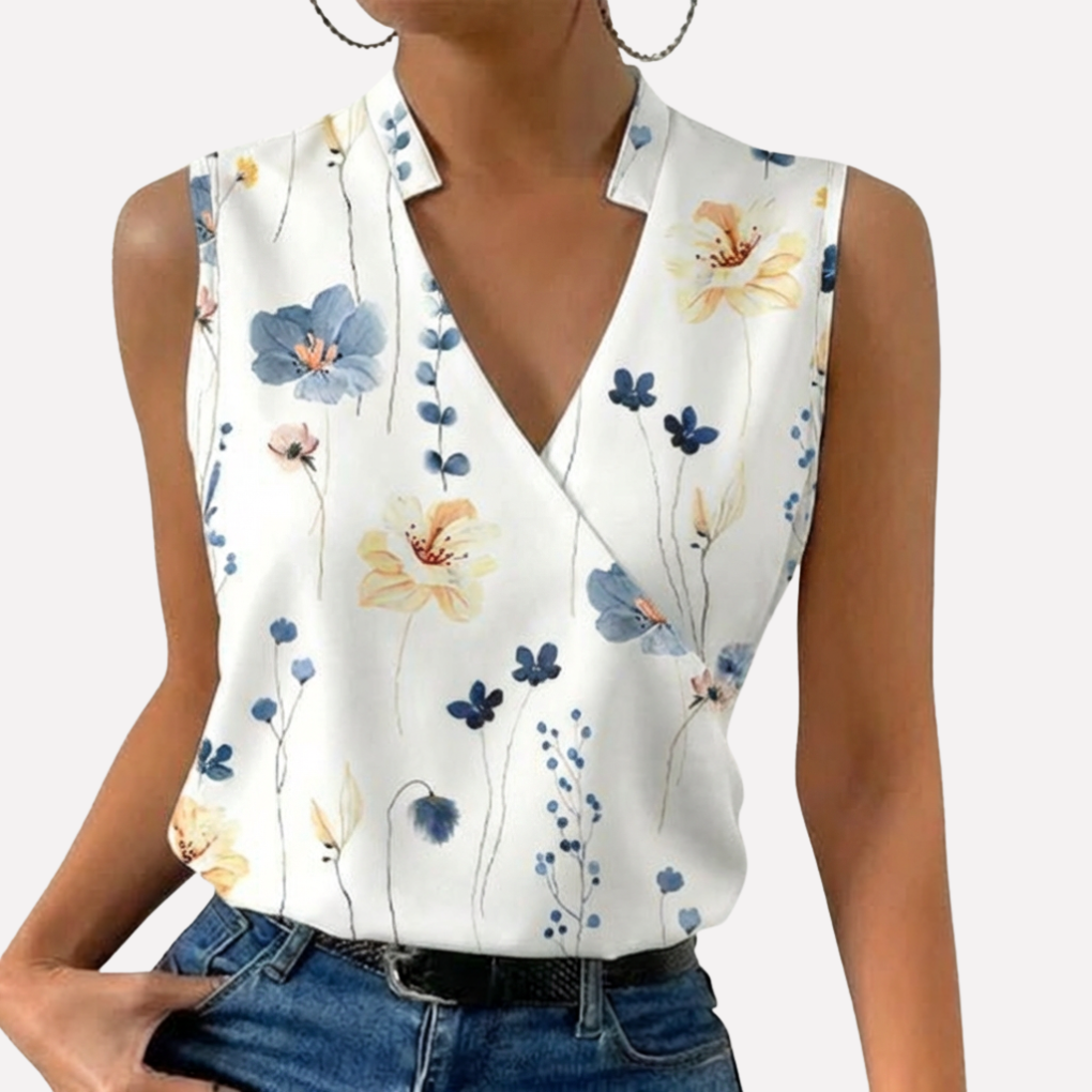 Airy V-Neck Blouse for Women
