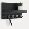 Wall-Mount Key Holder With Shelf