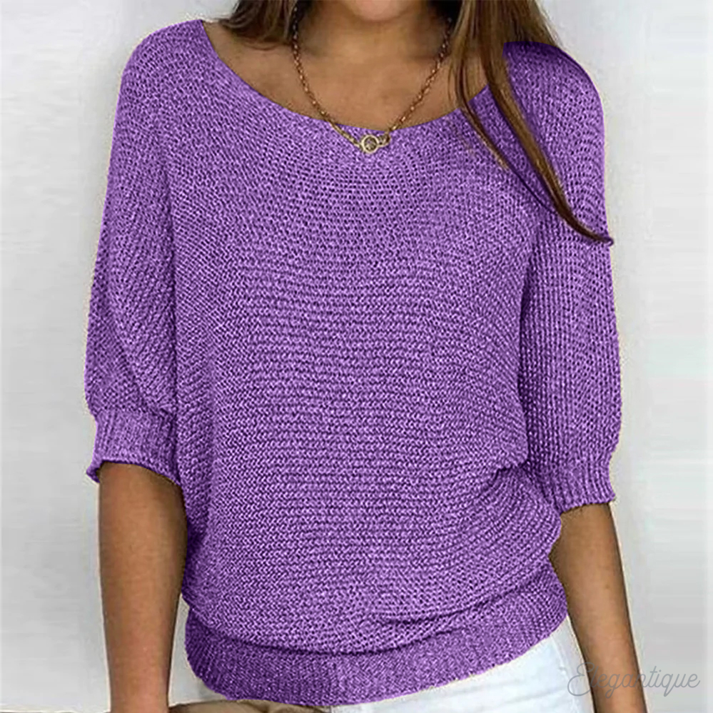 Solid Casual Oversize Sweater for Women