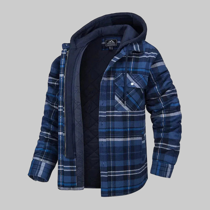 Checkered Jacket for Men with Timeless Elegance