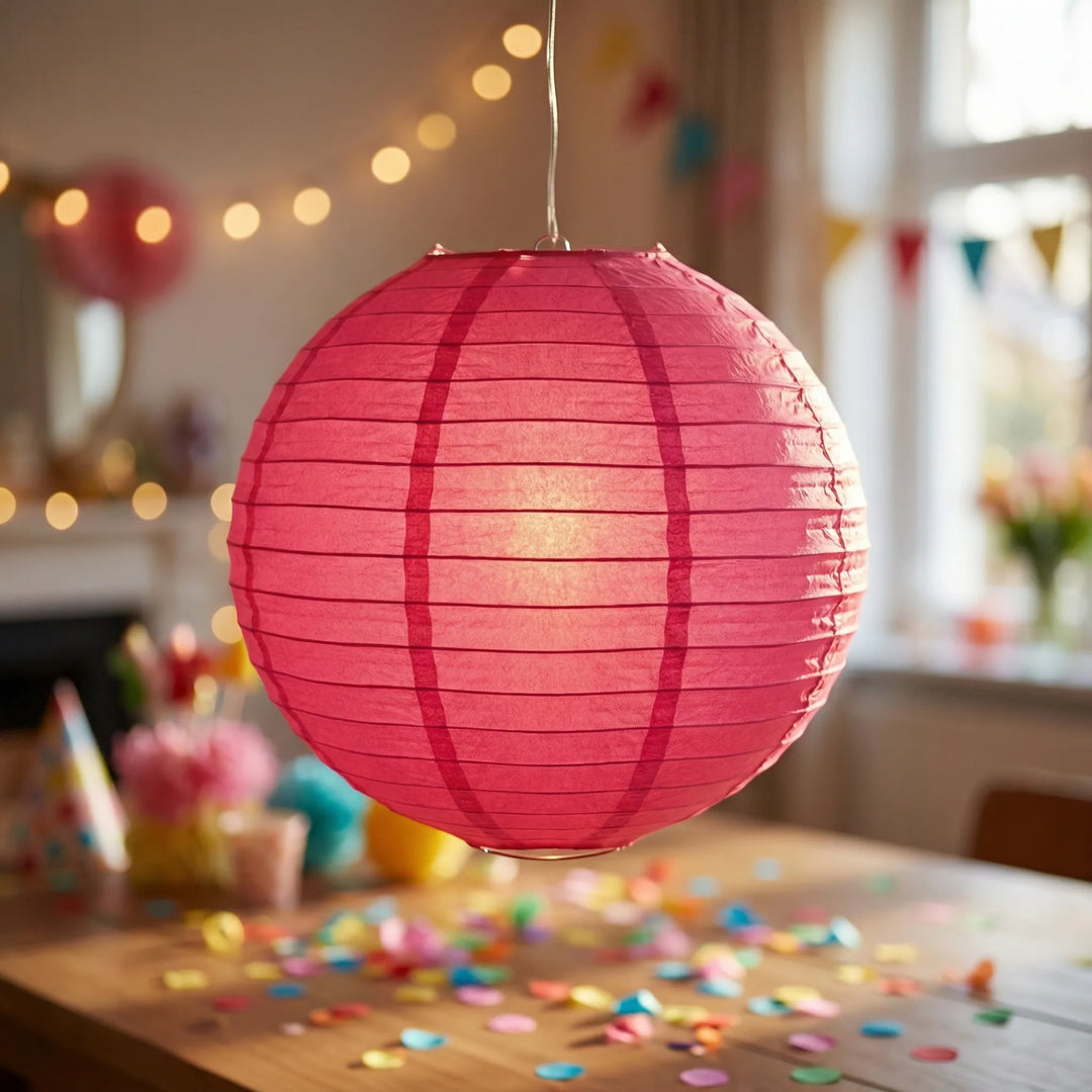 Festivara - Round Hanging Paper Lantern Set