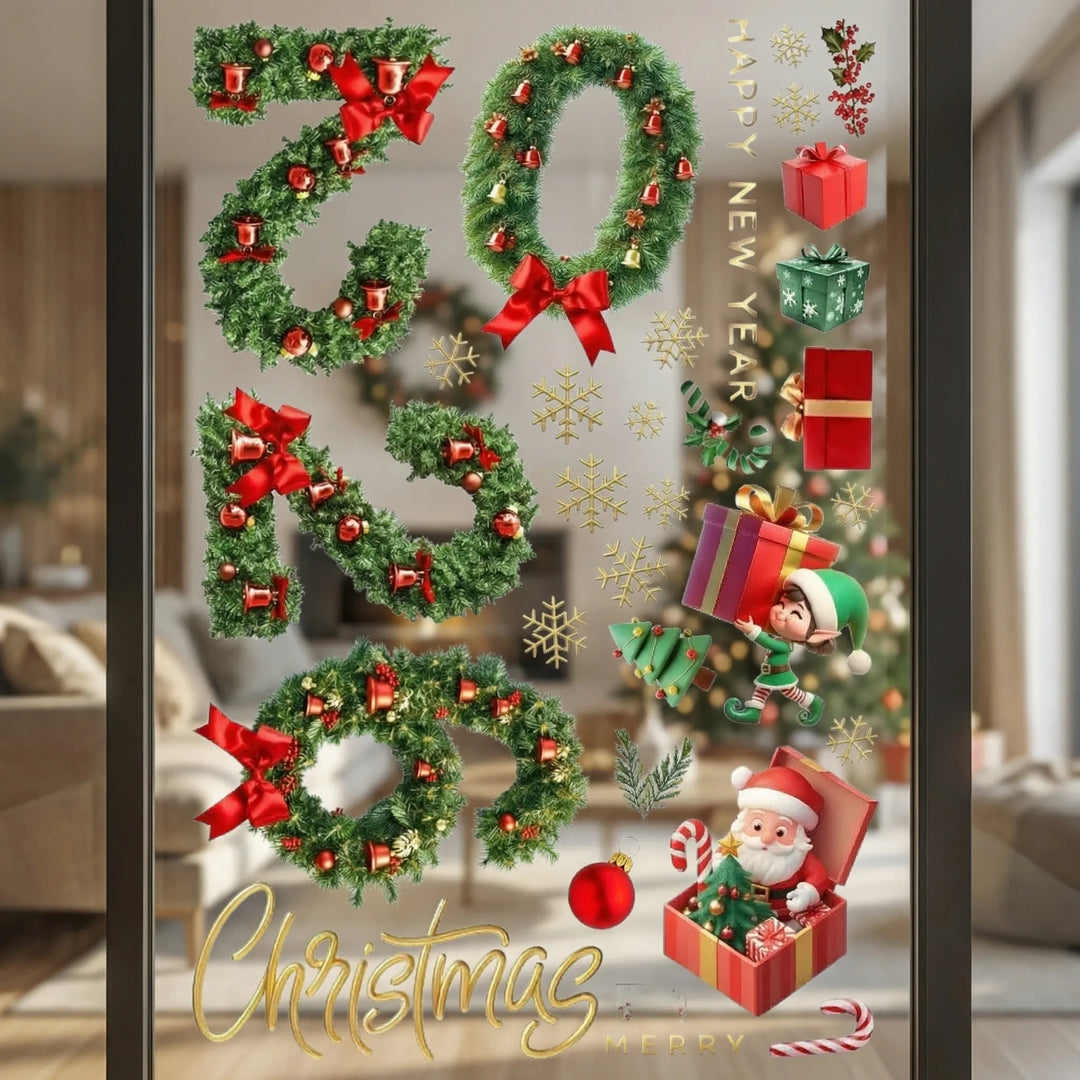 Festivrix - Large-Format Holiday Window Sticker