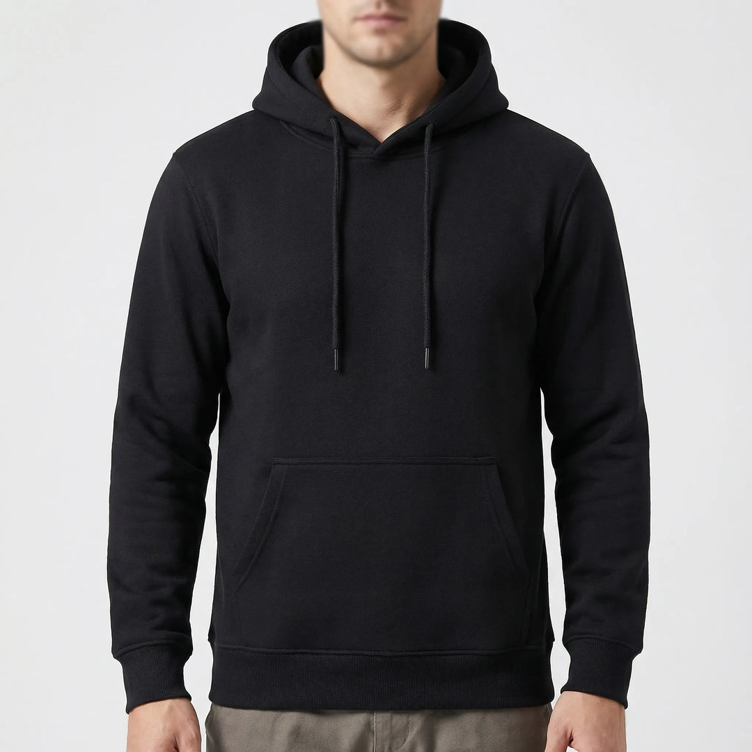 Fleexton - Fleece-Lined Pullover Hoodie For Men