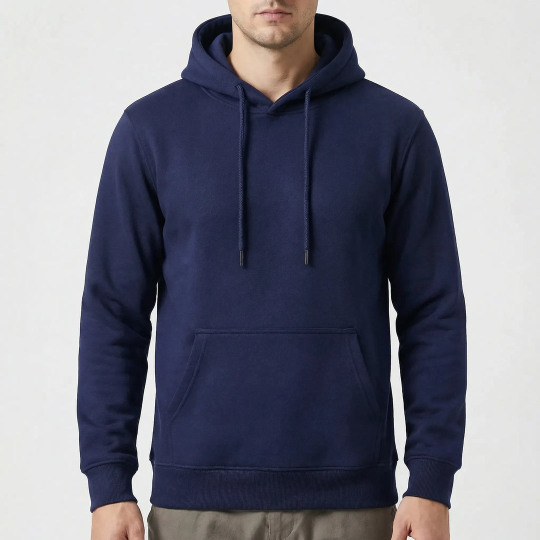 Fleexton - Fleece-Lined Pullover Hoodie For Men