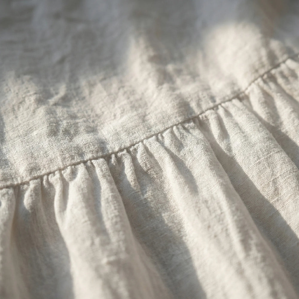 Fleurwyn - Relaxed Waist-Seam Midi Dress