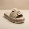 Open-Toe Platform Slide Sandal for Women