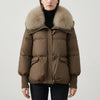 Quilted Fur Collar Puffer Jacket for Women