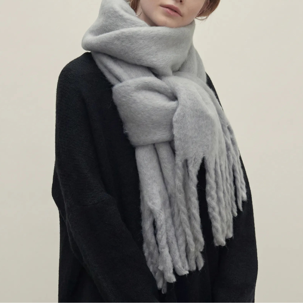 Frinova - Long Tassel Fringe Wrap Scarf