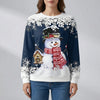 Festive Snowman Graphic Sweatshirt