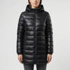 Long Hooded Quilted Puffer Jacket