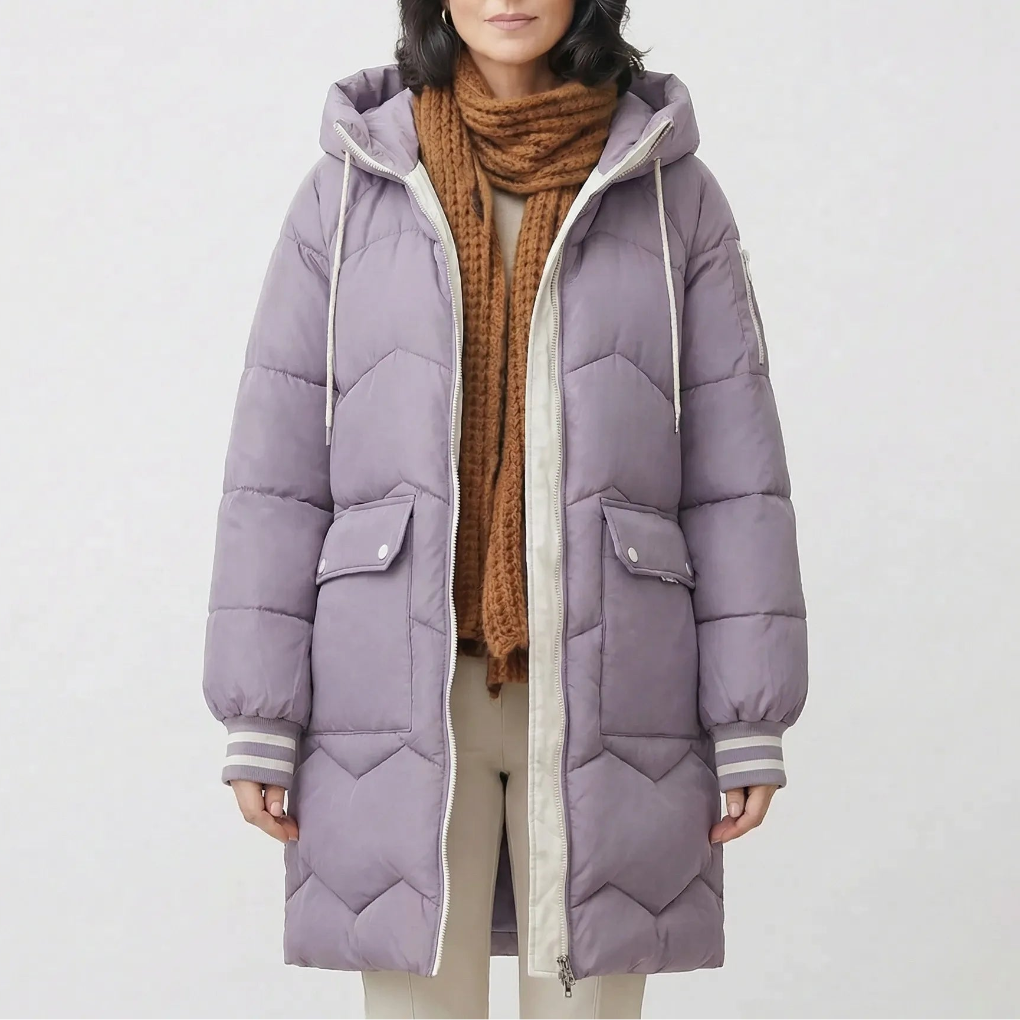 Frostova - Insulated Hooded Long Parka Coat