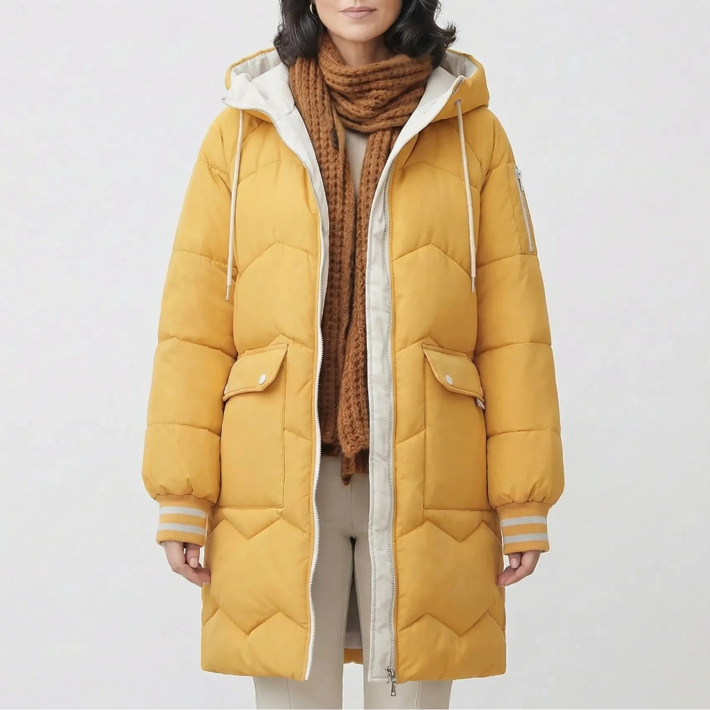 Frostova - Insulated Hooded Long Parka Coat