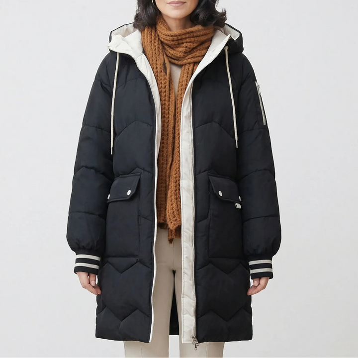 Frostova - Insulated Hooded Long Parka Coat