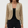 Open-Front Sequin Cardigan for Women