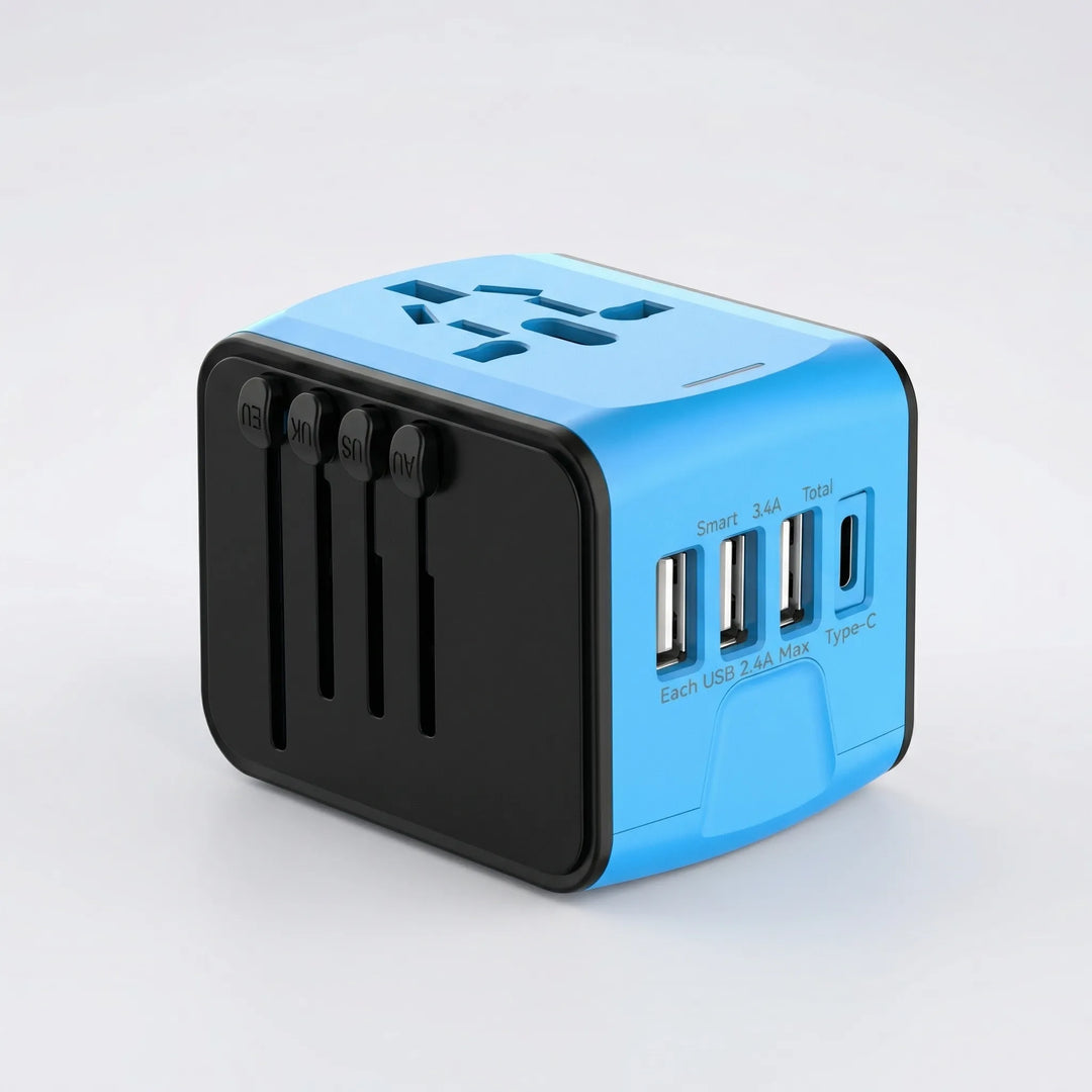 Globtrex - Compact All-In-One Universal Travel Adapter