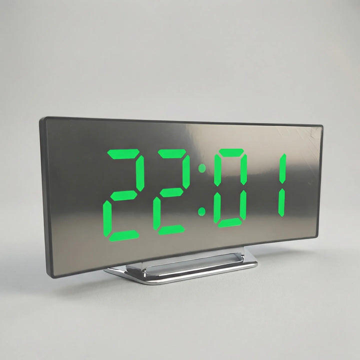 GlowArc - Curved LED Digital Alarm Clock