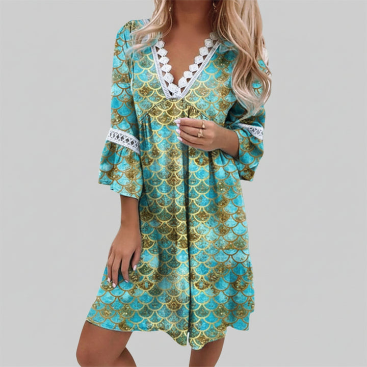 Stylish Printed Loose Dress