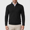 Quarter-Zip High-Neck Pullover Sweater for Men