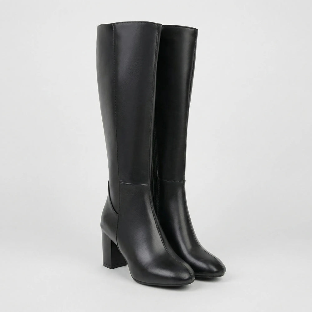 Klassiva - Knee-High Block Heel Boot