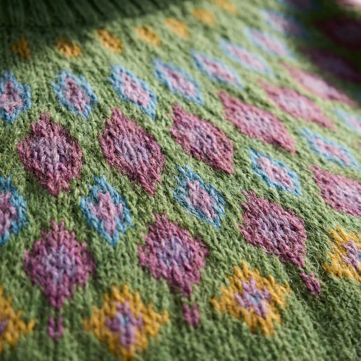 Knitvara - Fair Isle Printed Crew Neck Pullover
