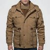 Fleece-Lined Winter Jacket for Men
