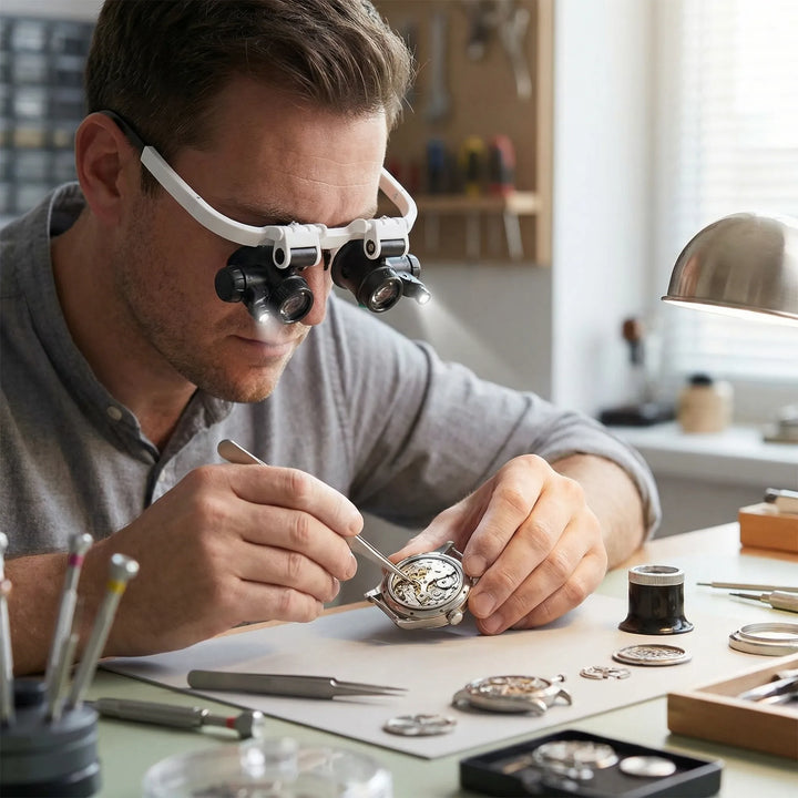 Lensora - Hands-Free Wearable Magnifying Glasses With LED