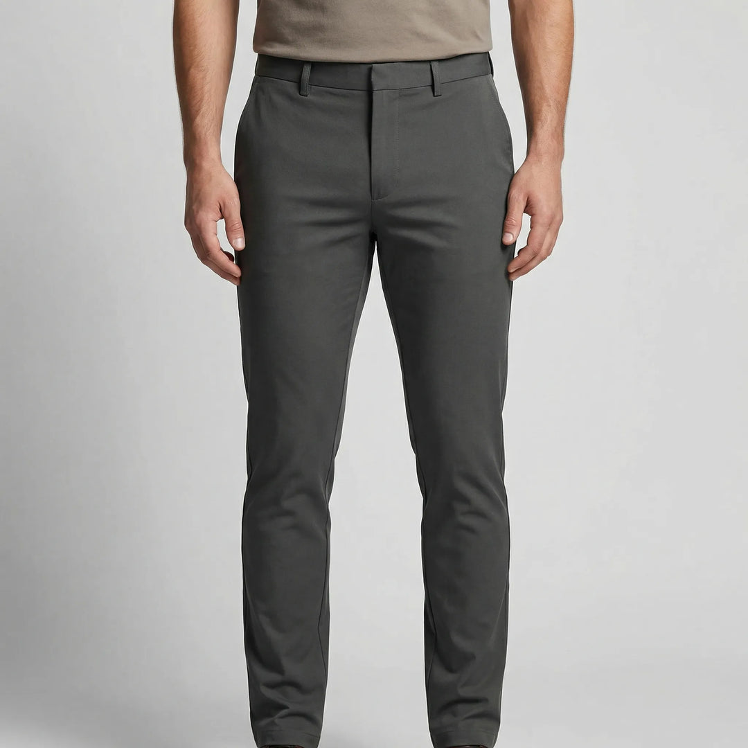 Linext - Mid-Rise Straight-Leg Dress Trousers