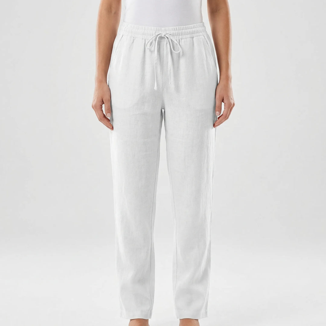 Linvara - Relaxed Fit Drawstring Waist Pants