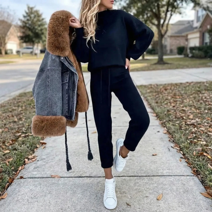 Lounovex - Matching Sweatshirt And Jogger Set