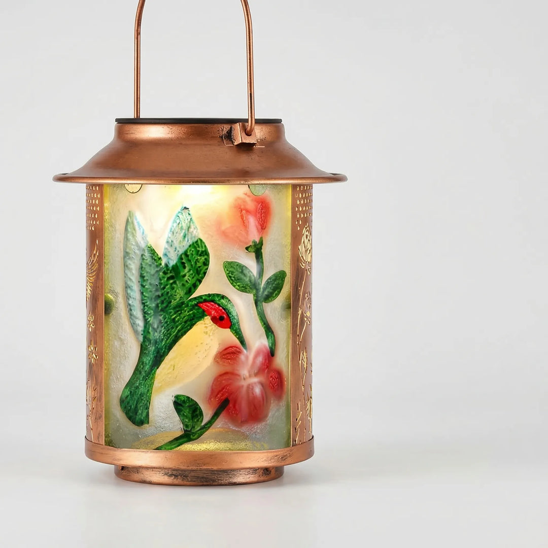 Lumivara - Decorative Solar Lantern With Cutout Design