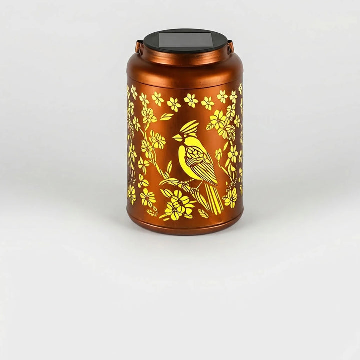 Lumivara - Decorative Solar Lantern With Cutout Design