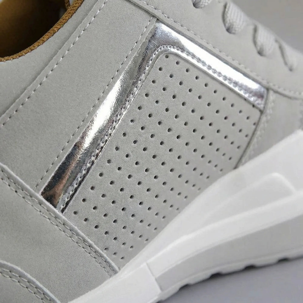 Lunivex - Wedge Sneaker With Lace-Up Closure