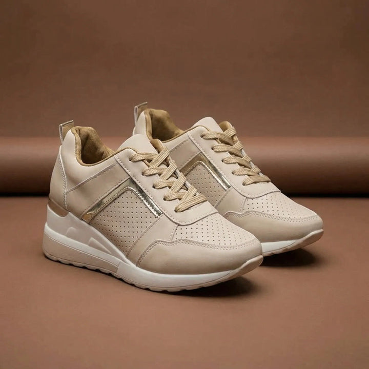 Lunivex - Wedge Sneaker With Lace-Up Closure