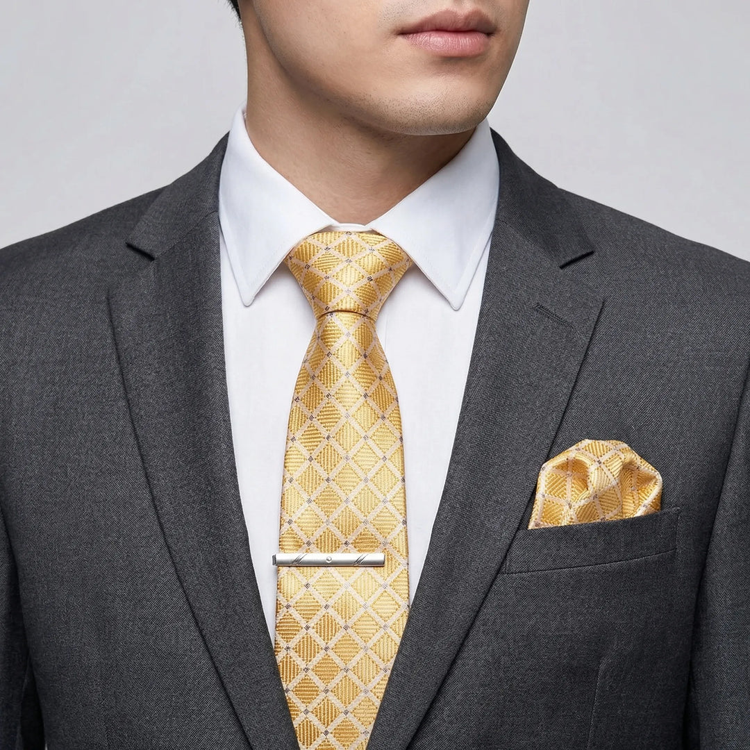 Luxavio - 4-Piece Woven Necktie Gift Set