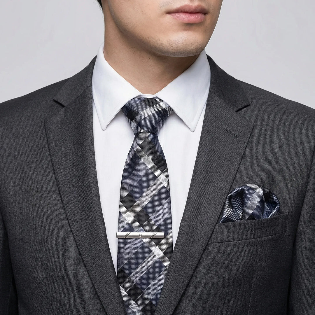 Luxavio - 4-Piece Woven Necktie Gift Set