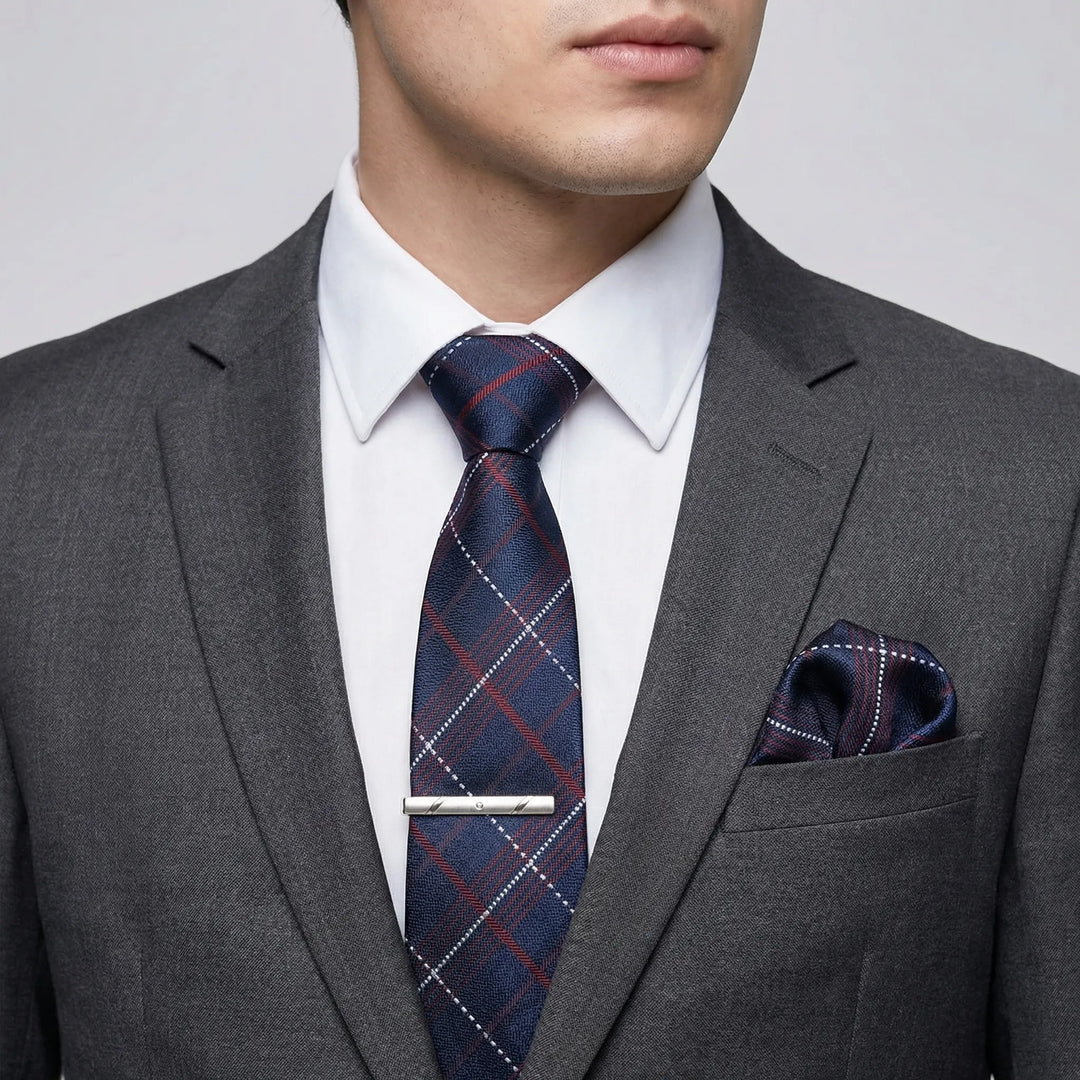 Luxavio - 4-Piece Woven Necktie Gift Set