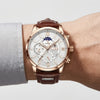 Analog Quartz Chronograph Watch for Men