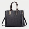Structured Tote With Embossed Floral Detail