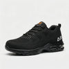 Lightweight Black Lace-Up Safety Shoe