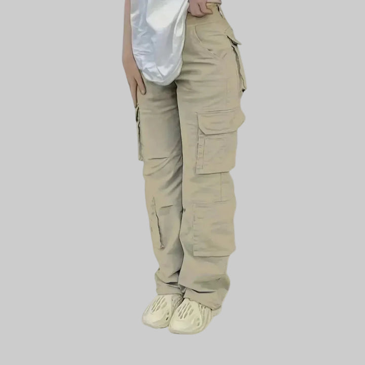 Women's High-Waist Cargo Pants